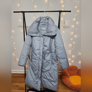 OLD NAVY Water-Resistant Long Duvet Puffer Coat